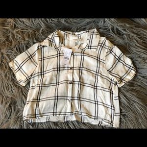 Plaid Crop Top